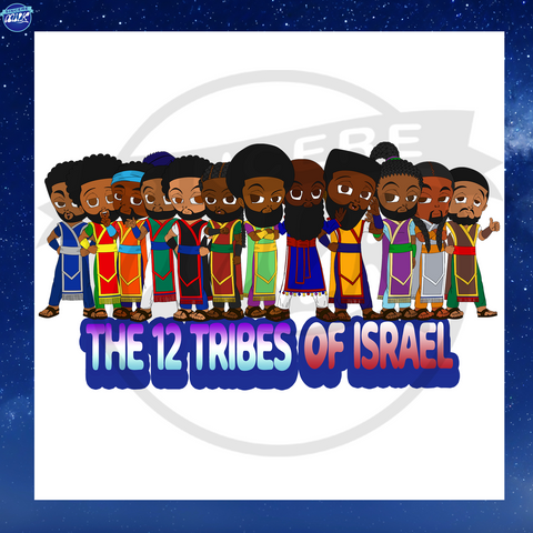 12 Tribes Chibi Stickers Brothers