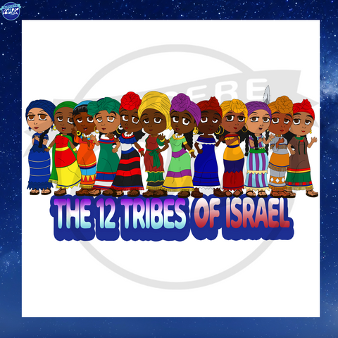 12 Tribes Chibi Stickers Sisters