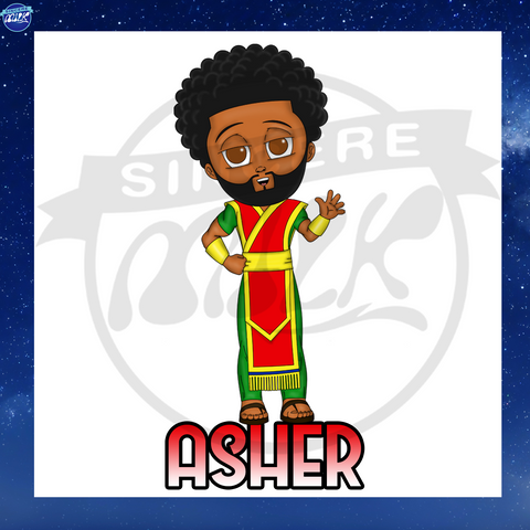 Asher Chibi Brother sticker