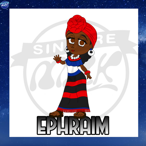 Ephraim Chibi Sister Sticker
