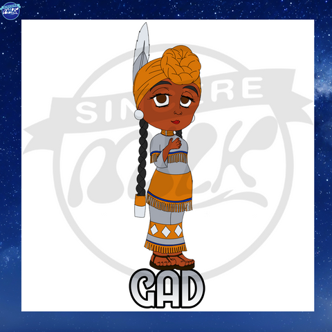 Gad Chibi Sister Sticker