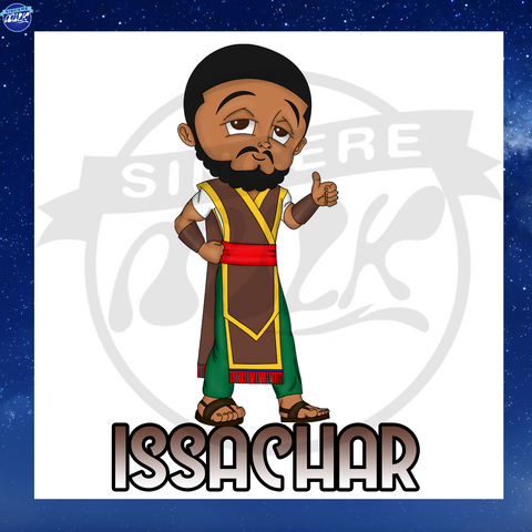 Issachar Chibi Brother Sticker