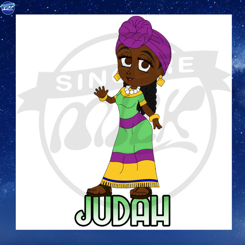Judah Chibi Sister Sticker