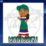 Manasseh Chibi Sister Sticker